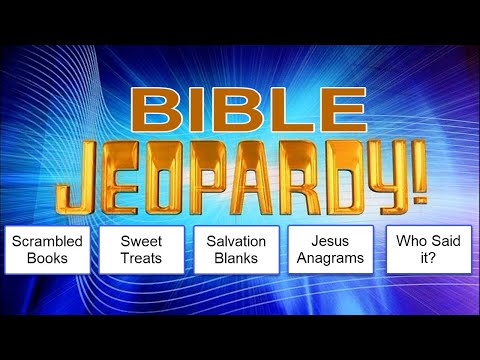 Fun Bible Quiz - Biblical Jeopardy - Game 10