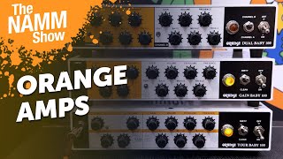 Video thumbnail for Orange Dual Baby 100, Gain Baby 100, Tour Baby 100 & O Tone 40 | Overview & Sound Demo | NAMM 2025 by Guitar Bonedo