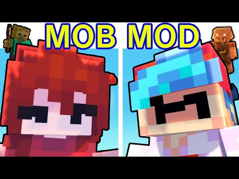 Friday Night Funkin' Vs Minecraft Mobs | MOB MOD V1 + Cutscenes (FNF Mod) (Minecraft Animation)