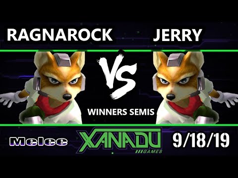 S@X 320 SSBM - Jerry (Fox) Vs. ragnarock (Fox) Smash Melee Winners Semis