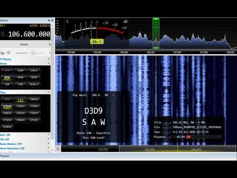 FM DX 106.6 Radio SAW, Germany. Heard in Finland.