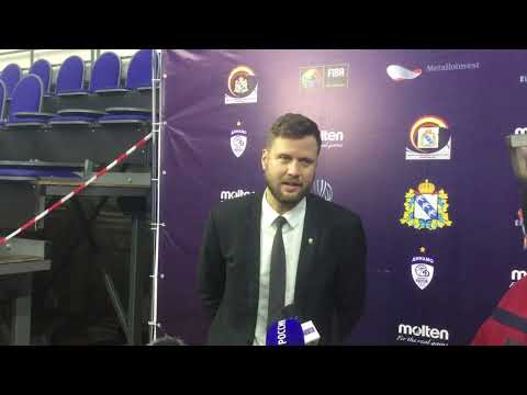 2022.01.19. Dinamo Kurszk - Sopron Basket, Gáspár Dávid értékel