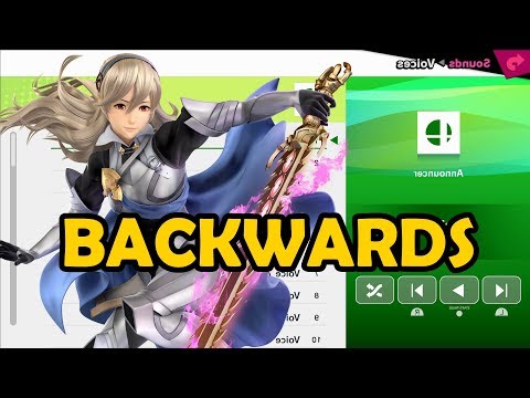 Corrin (Female) Voices BACKWARDS - Super Smash Bros Ultimate