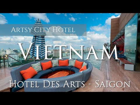 Hotel Des Arts Saigon Tour  [4K]: Chic Luxury and Art in Ho Chi Minh City 🇻🇳