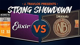 Video thumbnail for Guitar String Showdown: D’Addario Nickel Bronze VS Elixir 80/20 Acoustic Guitar Strings by J.Travlos