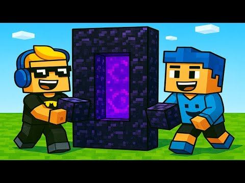 MİNECRAFT’I BİTİRİYORUZ: 6. GÜN! 🟪 NETHER PORTALI YAPTIK