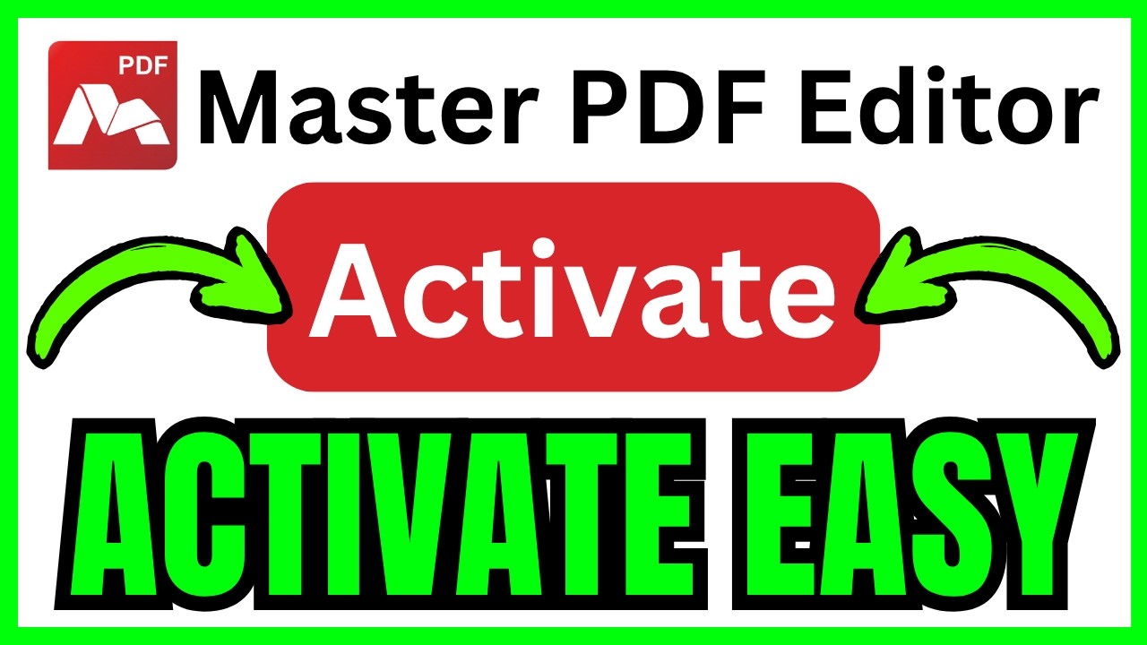 How To ACTIVATE Master PDF Editor (QUICK & EASY) 2026