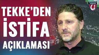 Trabzonspor Teknik Direktörü Fatih Tekke Ferencvaros Maçı Sonrası İsti