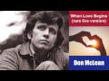 When Love Begins (rare live version) - Don McLean