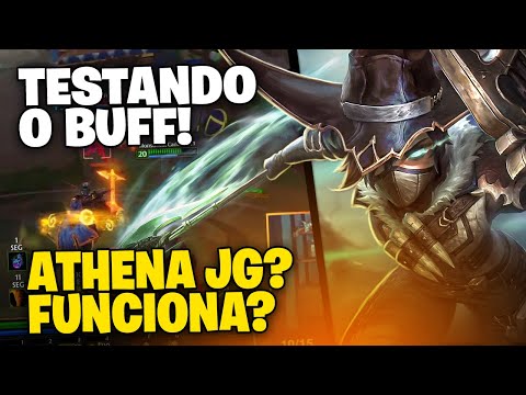ESTÁ FORTE? Testei Athena Jungle pós BUFF! | SMITE