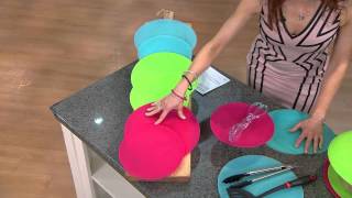 Micro Easy Grab Set of 2 8-in-1 Silicone Microwave Pads with Dan Hughes