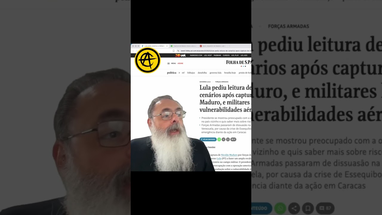 LULA TEME que TRUMP use a "CARTA MADURO" com ELE e FORÇAS ARMADAS dizem que NÃO PODEM FAZER NADA