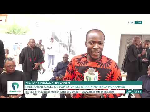 LIVE! Military Helicopter Crash: Majority Caucus visits family of Dr. Ibrahim Murtala Mohammed