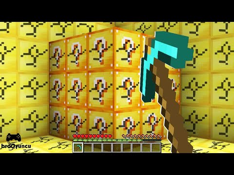 1000 ŞANS BLOK KAZMA 😱 Minecraft