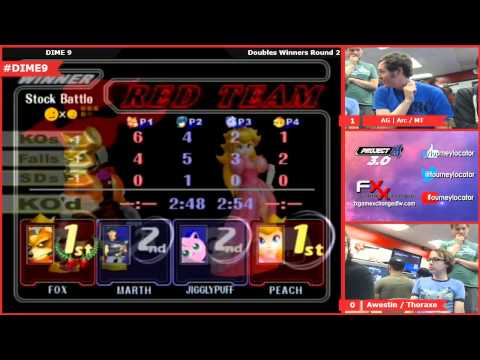 DIME 9 - AG ARC and MT vs Awestin and Thoraxe - Doubles Winners R2