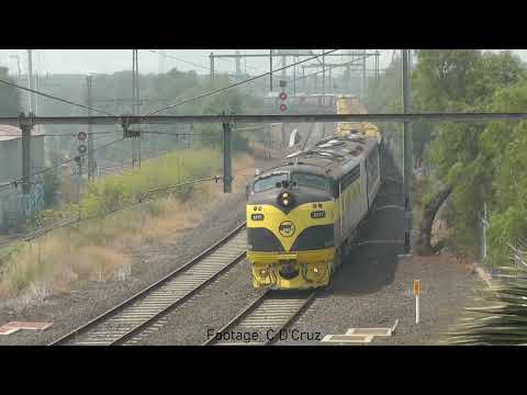 SSR S class locos arrive at Allied Mills Kensington and shunt