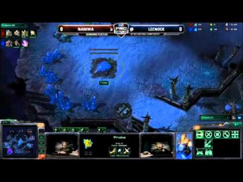2011 Starcraft 2 Championship Naniwa VS Leenock Finals Game 1