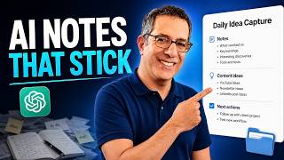 Build Your Own AI Note-Taking System in Minutes (Codex + ChatGPT)