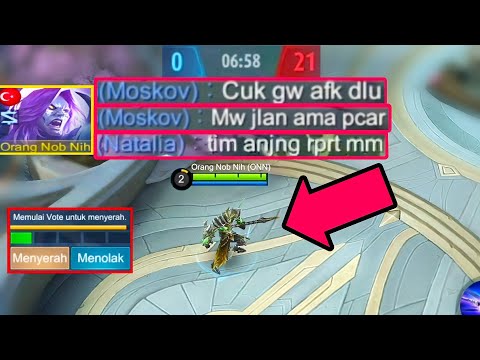 PRANK TOP 1 MOSKOV AFK PART 5, DIPUTUSIN PACAR KARENA MAIN ML WKWK - MOBILE LEGENDS