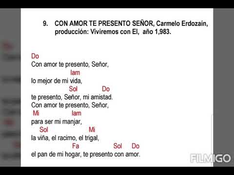 Con Amor Te Presento Señor - Música Católica