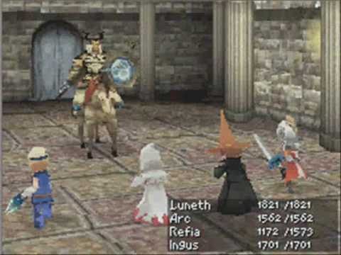 Let's Play Final Fantasy III (DS) part 49: Odin