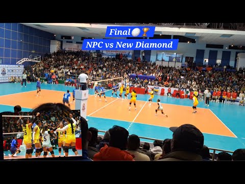 Final Match🏆 NPC vs New Diamond || NVA Cup Final Match Kathmandu🏐🇳🇵