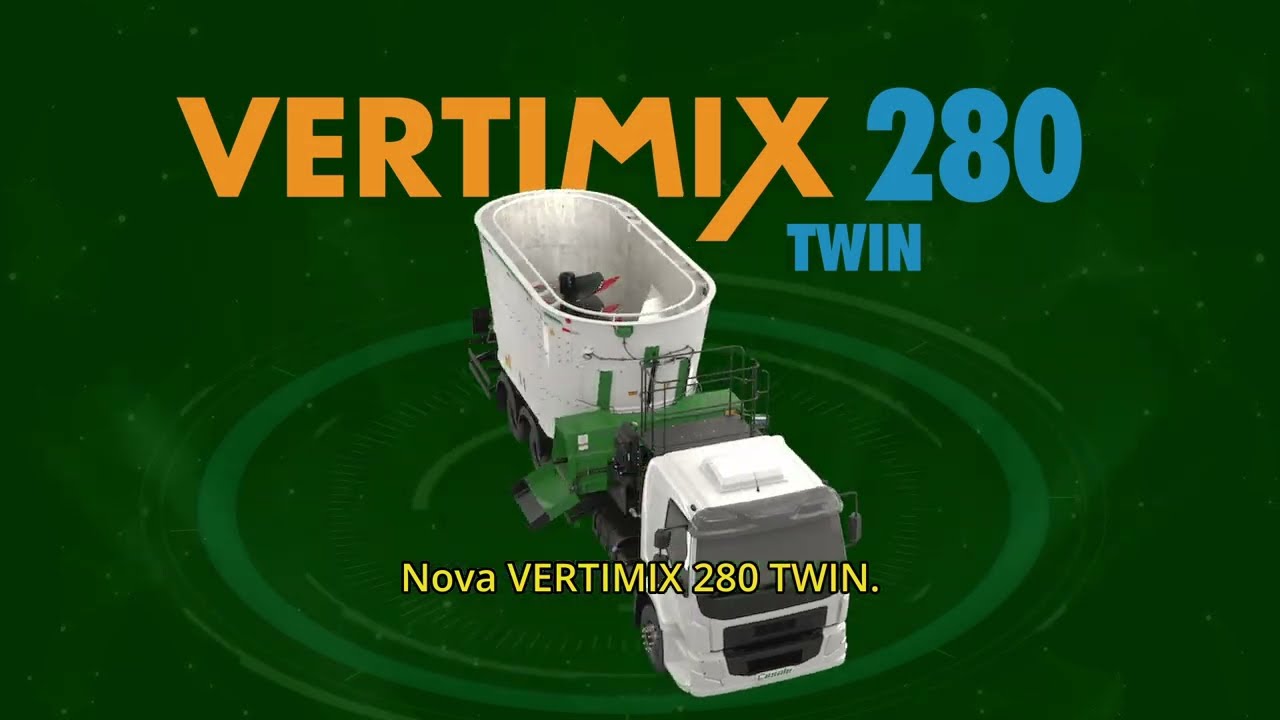 LANÇAMENTO CASALE | VERTIMIX 280 TWIN – Mais capacidade e eficiência para grandes operações