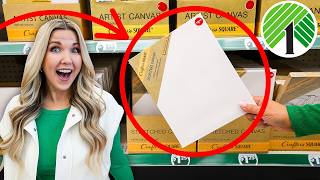 The viral DOLLAR TREE Canvas idea everyone will be copying!