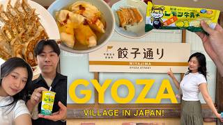 the BEST GYOZA village in JAPAN?!