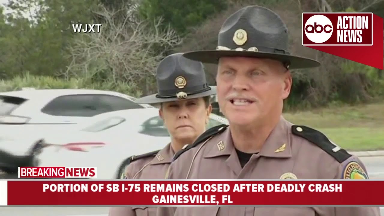 Full Presser: 7 dead, including several children, after fiery crash on I-75 near Gainesville