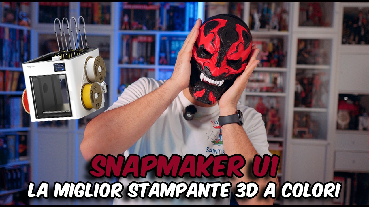 SnapMaker U1 - La miglior STAMPANTE 3D per le stampe a COLORI