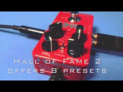 TC Electronic Hall of Fame 2 Reverb Pedal | Sweetwater TC Electronic Hall of Fame 2 Reverb Pedal | Sweetwater