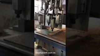 Máy cnc router 4 đầu độc lập Woodmaster