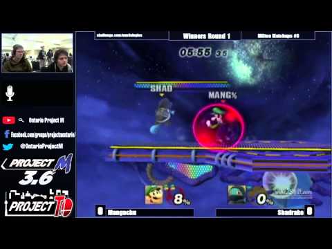 Milton Matchups #8 - Mangachu (Luigi) vs Shadrake (Squirtle) - Winners Round 1