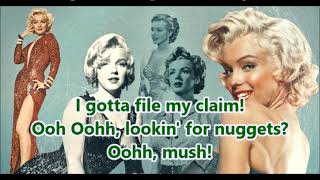 Marilyn Monroe   'I'm Gonna File My Claim'   +   lyrics