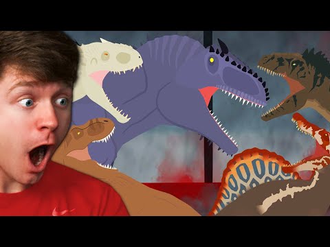 JURASSIC WORLD DINOSAURS vs ARK GIGA!? (Reaction)