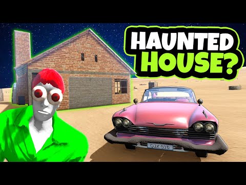 We Found a Spooky Building with Someone in It in The Long Drive?!