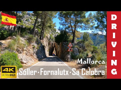Driving in Mallorca 2: Sóller, Fornalutx & Road to Sa Calobra | 4K 60fps