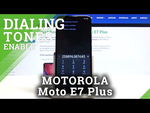 How to Adjust Dialing Tones in Motorola Moto E7 Plus – Change Dial Pad Tones