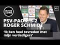 Roger Schmidt: 'Ik ben heel tevreden met mijn verdedigers bij PSV'