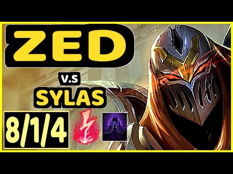 EIKA (ZED) vs SYLAS - 8/1/4 KDA MID CHALLENGER GAMEPLAY - EUW