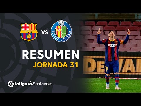 Gols e lances de Barcelona x Getafe