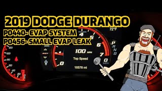 2019 - 2024 DODGE DURANGO EVAP CODES P0440 / P0456 SOLVED | 2019 2020 2021 2022 2023 2024