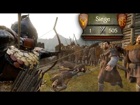 1 MAN VS 500 ARMY | SIEGE BATTLE  - Mount & Blade 2 BANNERLORD