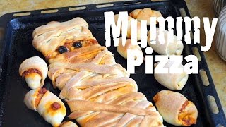 Halloween Recipes : Mummy Pizza Easy and FUN For Kids How to Make Mummy Pizza