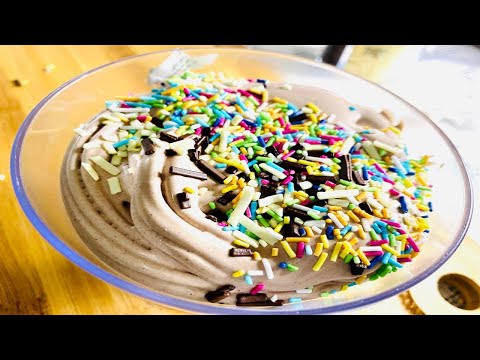 Homemade Soft Serve Ice Cream.|4 Ingredients