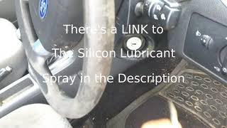 How To Fix Seized / Locked Ford Focus Ignition Key and Steering Lock