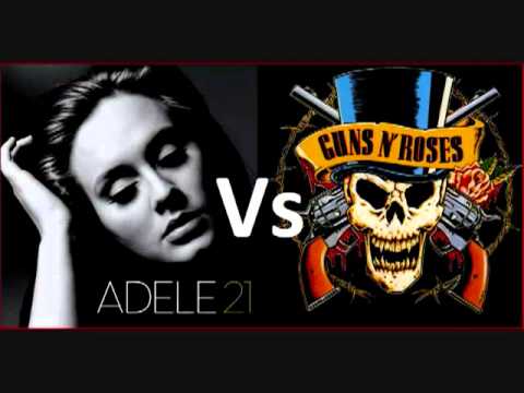Adele guns N' Roses 'Someone Likes Knockin On Heaven's Door's