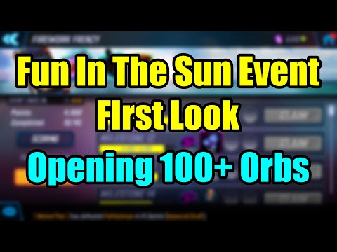 Fun in Sun Event First Impressions (Opening 100+ Orbs) | Marvel Strike Force