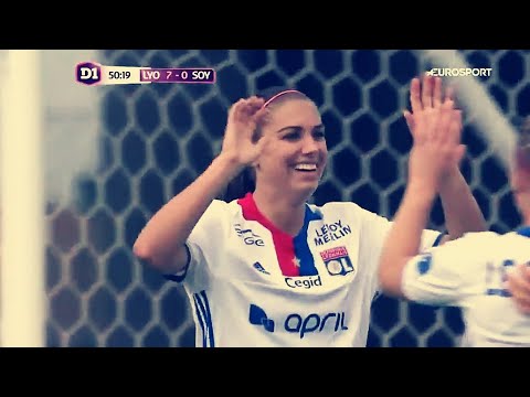 3 Goals & 1 Assist from Alex Morgan to WIN the D1 Feminine Championship🏆- Olympique Lyon